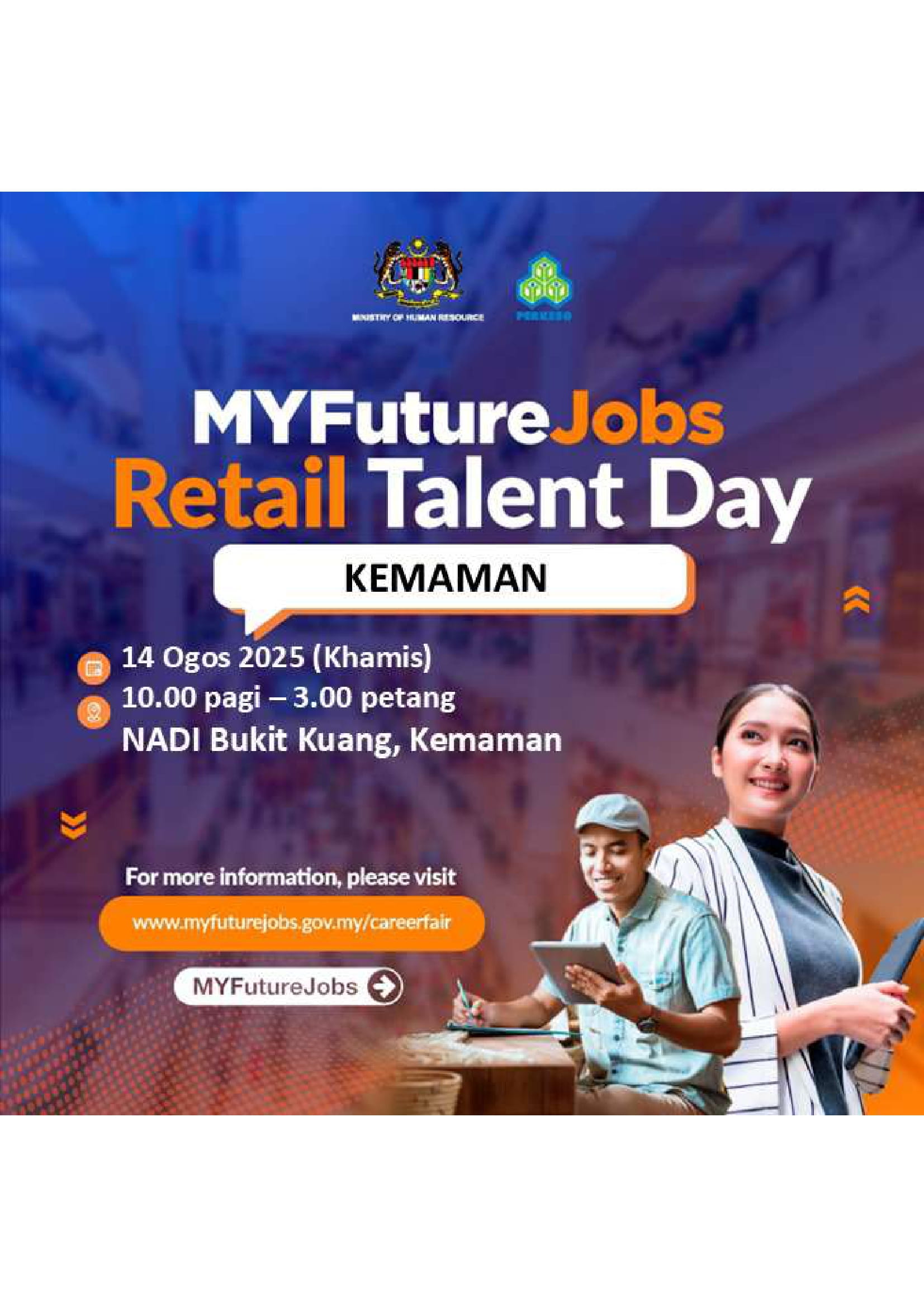 Program MYFutureJobs Retail Talent Day anjuran PERKESO Kemaman