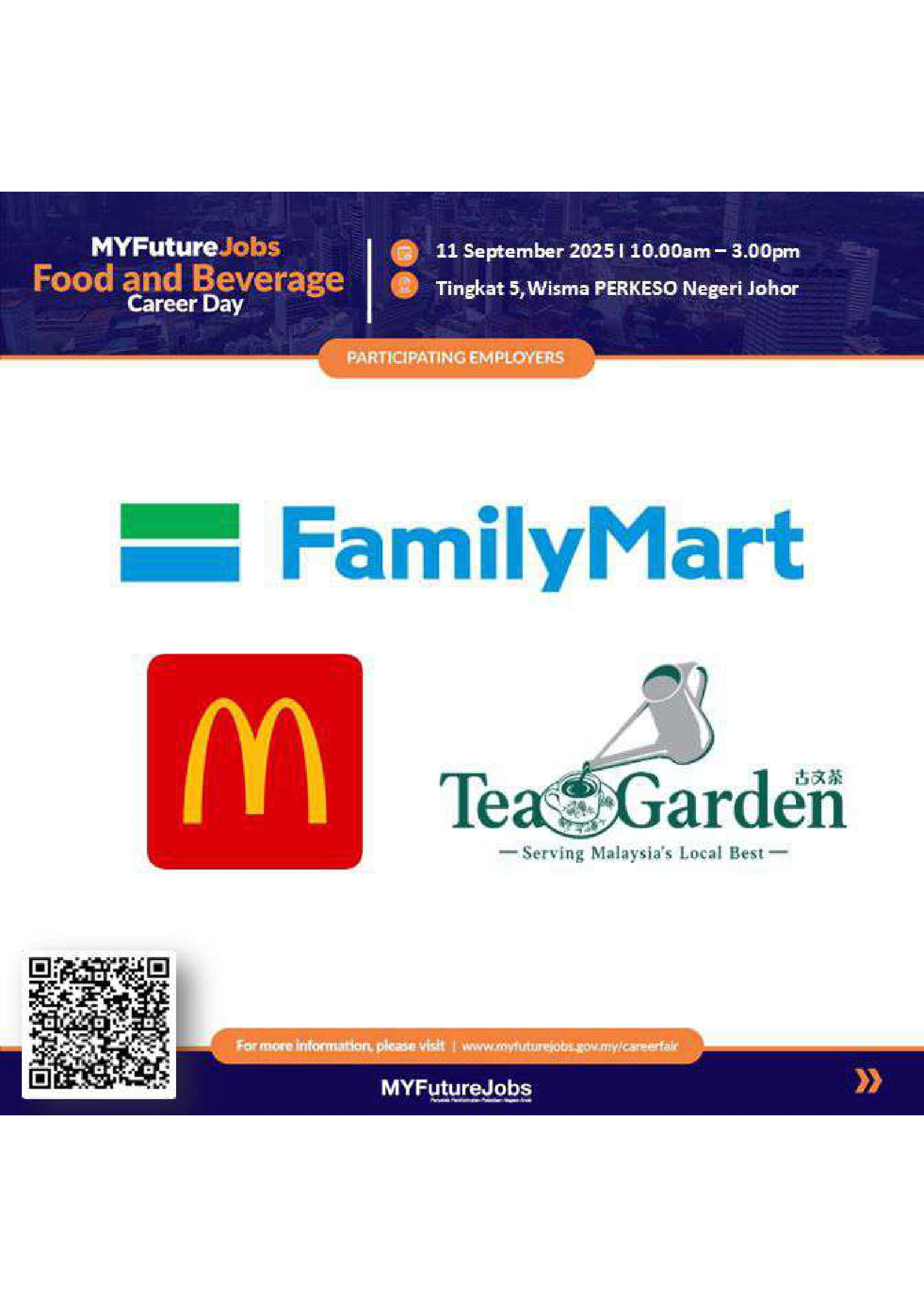 MYFUTUREJOBS FOOD & BEVERAGES CAREER DAY