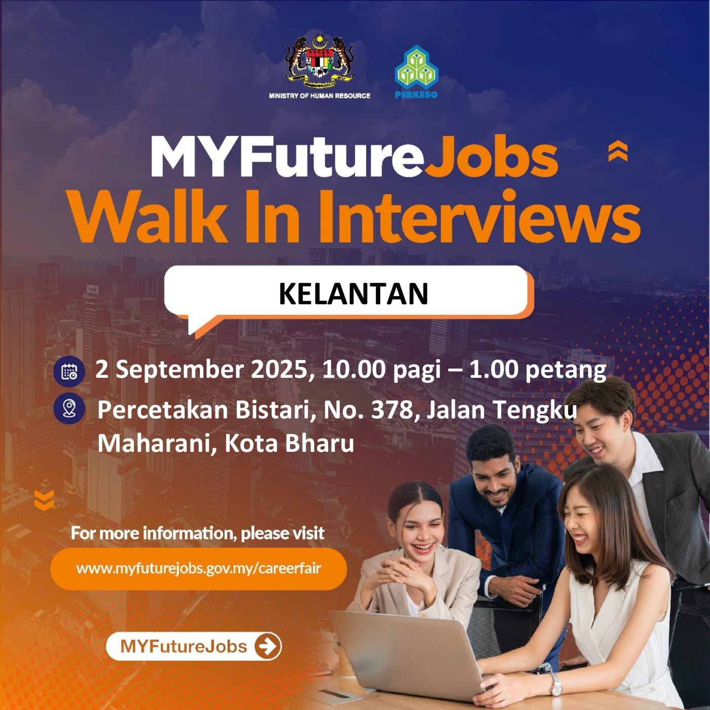 HEBAHAN PROGRAM TEMUDUGA MINGGUAN MYFUTUREJOBS BERSAMA ONE TOUCH EDUCATION SDN BHD