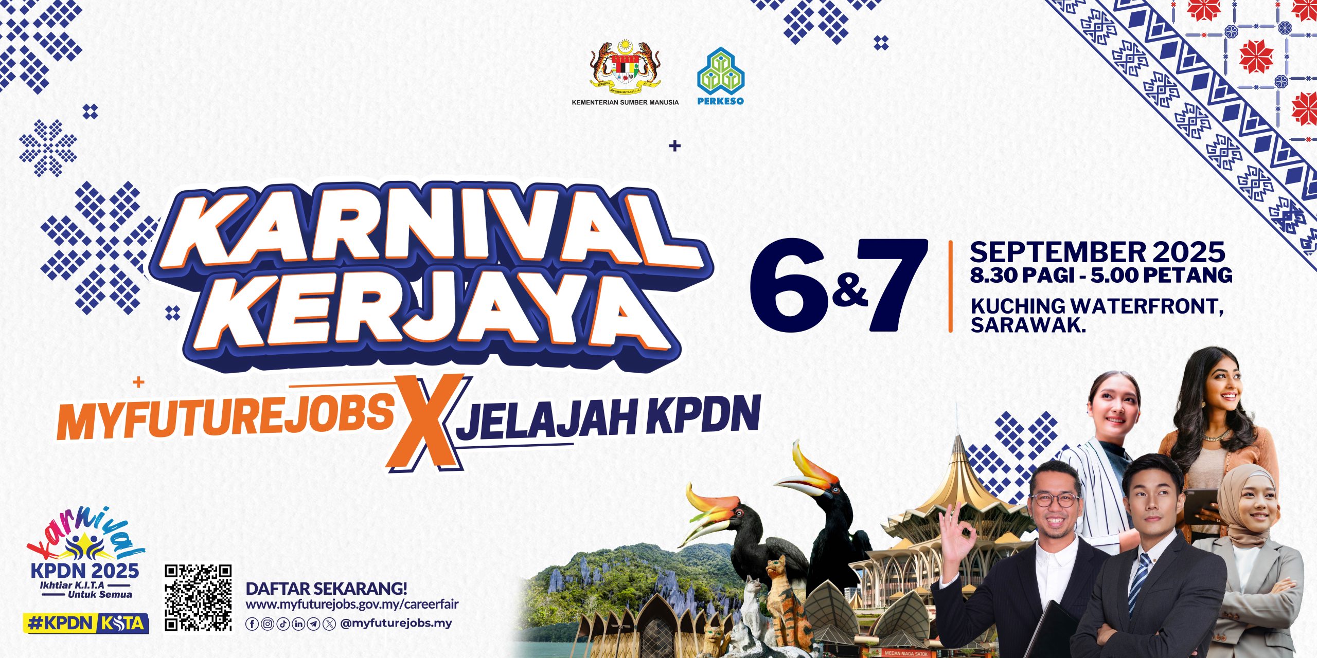 TEMUDUGA MYFUTUREJOBS SEMPENA JELAJAH KARNIVAL KEMENTERIAN PERDAGANGAN DALAM NEGERI DAN KOS SARA HIDUP TAHUN 2025