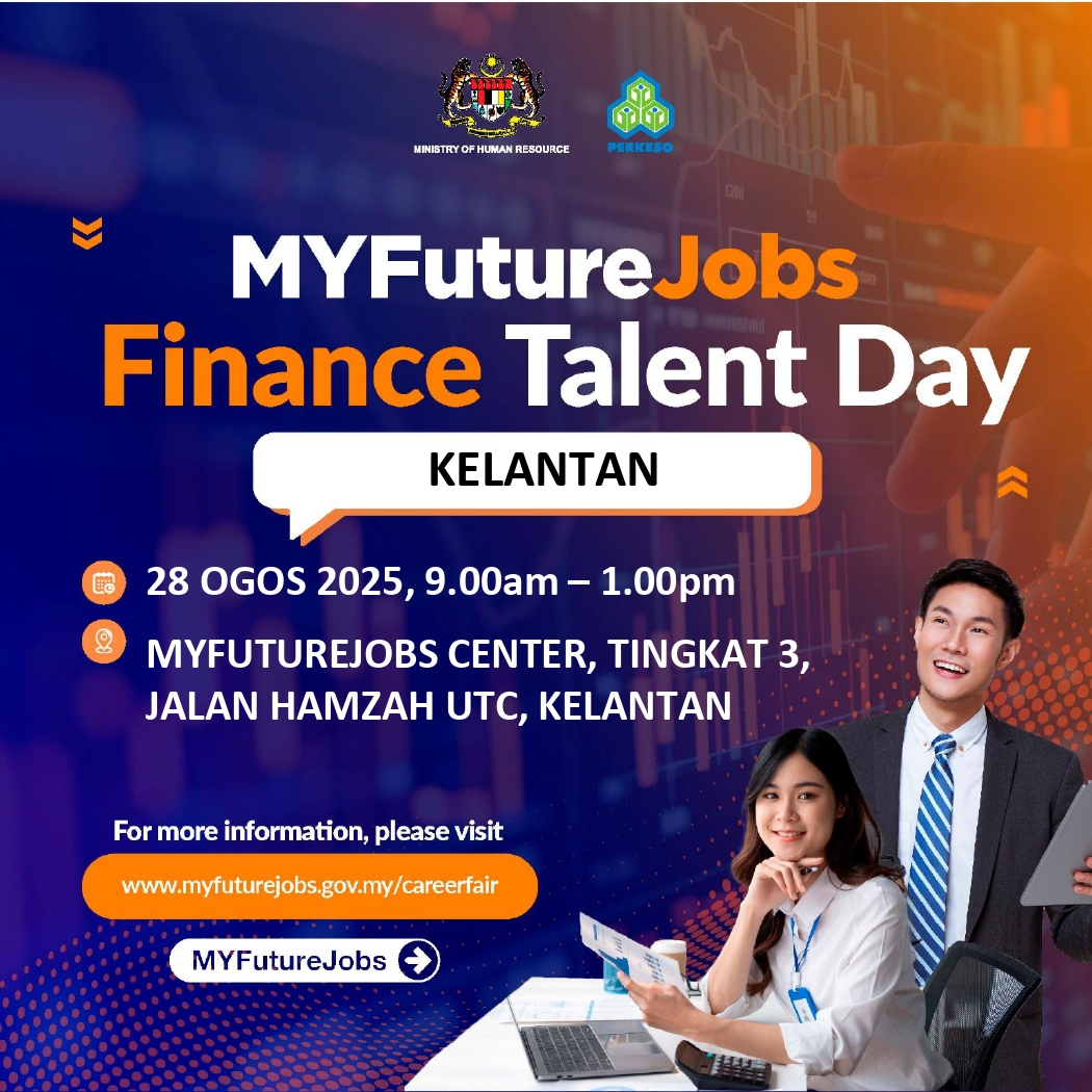 PROGRAM TEMUDUGA TERBUKA MYFUTUREJOBS SEKTOR KEWANGAN ANJURAN PEJABAT PERKESO NEGERI KELANTAN
