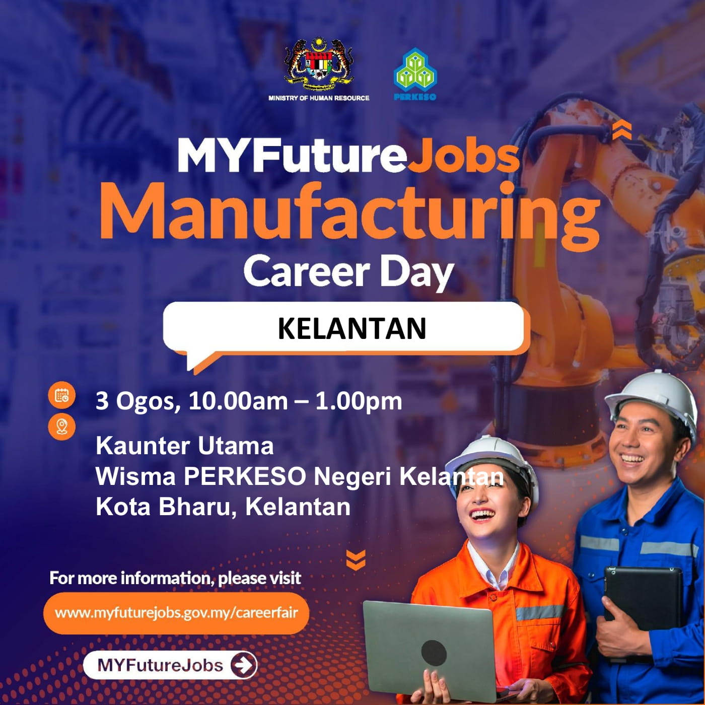 Hebahan Program Temuduga Mingguan MYFutureJobs Ability in Diversity Bersama Boongaamanda Rich Empire