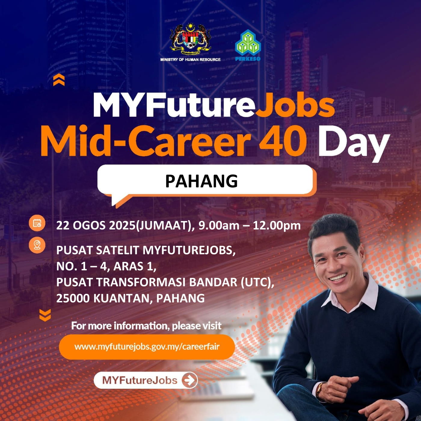 JOM HADIR KE TEMU DUGA TERBUKA MYFUTUREJOBS MID-CAREER 40 DAY BERSAMA YUAN HAI MINING SDN BHD
