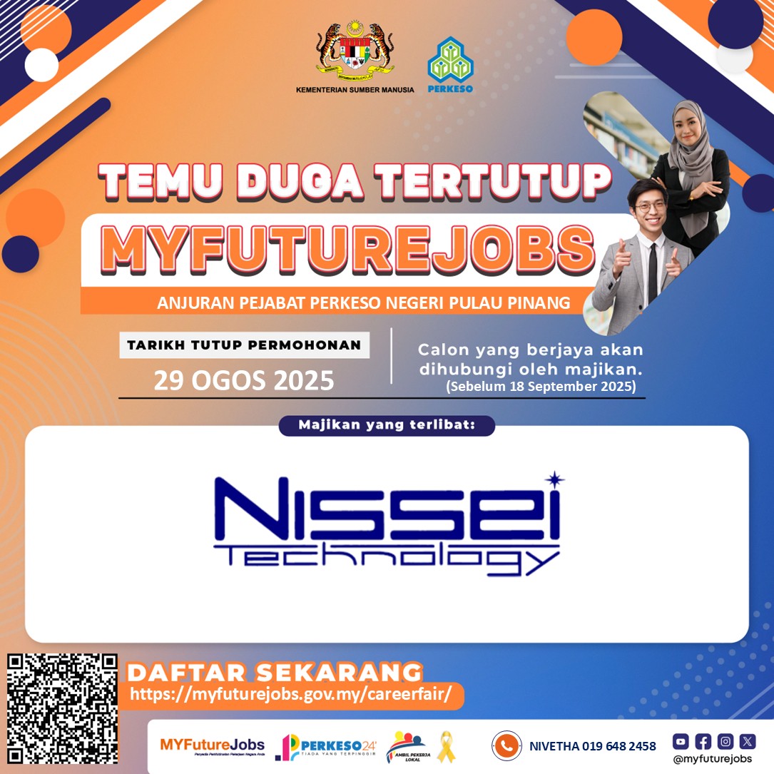 TEMU DUGA TERTUTUP MYFUTUREJOBS @ NISSEI TECHNOLOGY