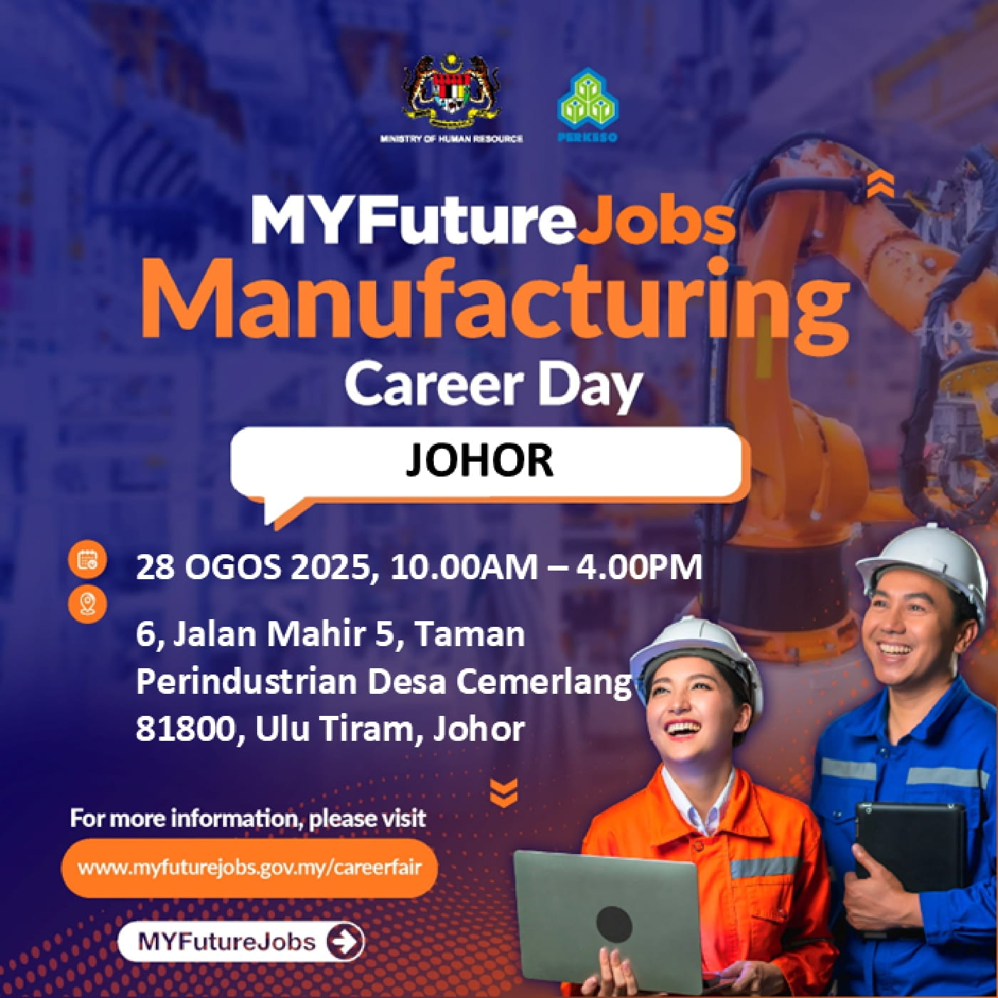MYFUTUREJOBS MANUFACTURING CAREER DAY JOHOR
