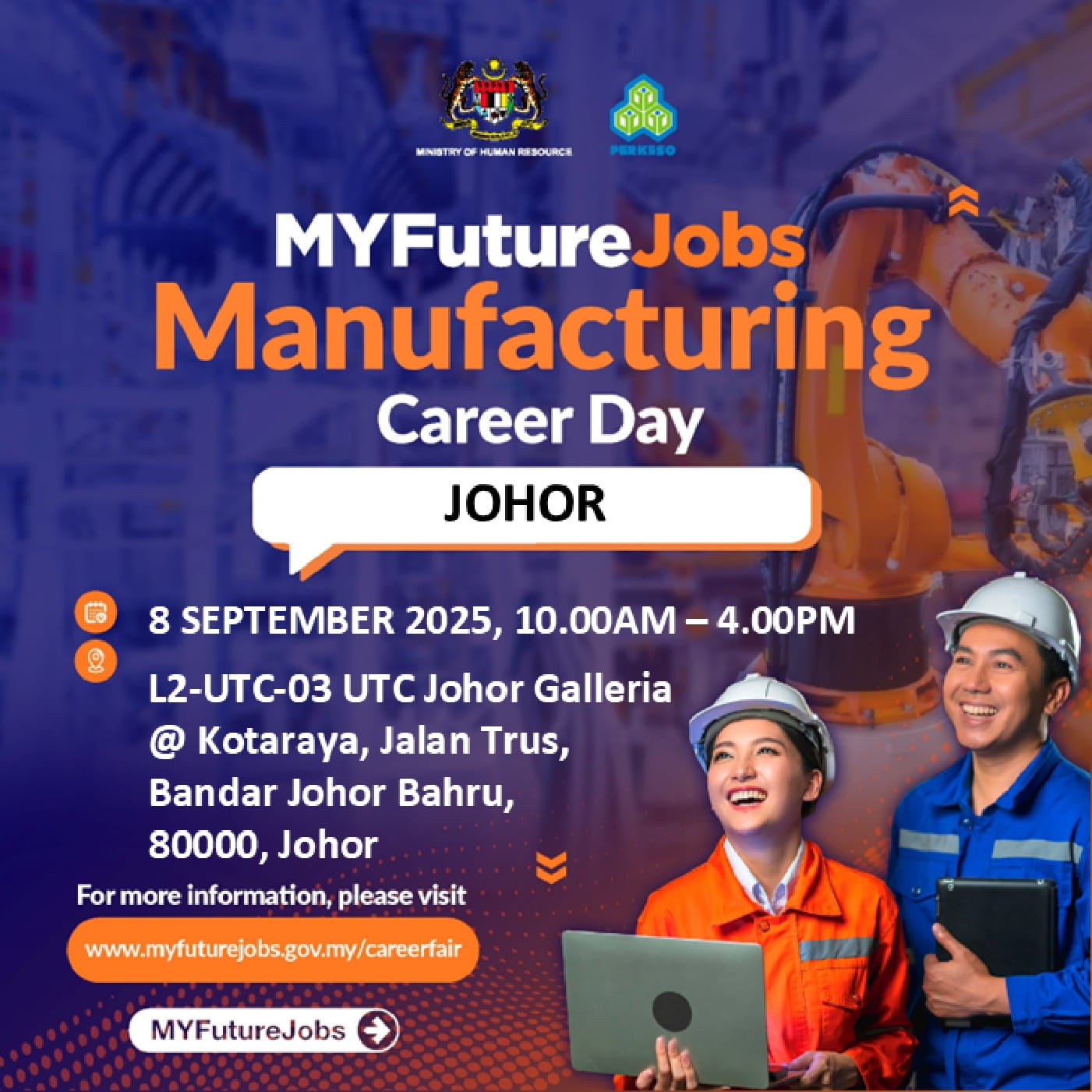 MYFUTUREJOBS MANUFACTURING CAREER DAY JOHOR