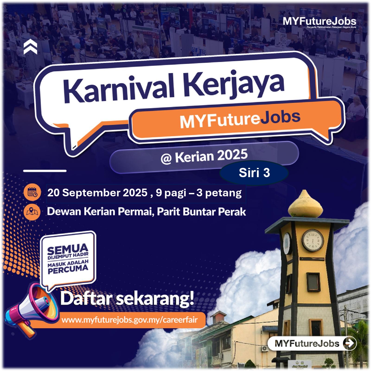 KARNIVAL KERJAYA MYFUTUREJOBS @ KERIAN 2025 SIRI 3