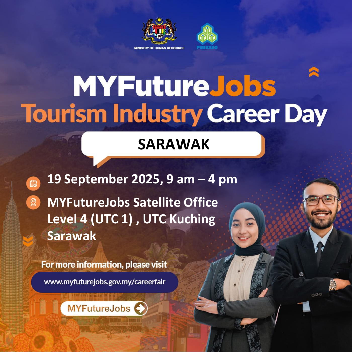 TEMU DUGA MYFUTUREJOBS TOURISM INDUSTRY CAREER DAY BERSAMA GENTING MALAYSIA BERHAD