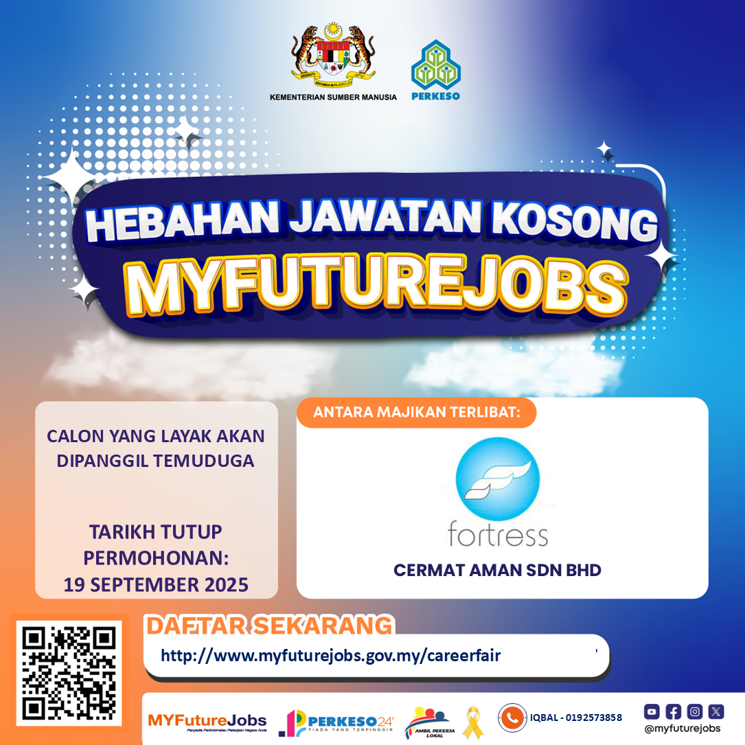 HEBAHAN JAWATAN KOSONG MYFUTUREJOB DI CERMAT AMAN SDN BHD