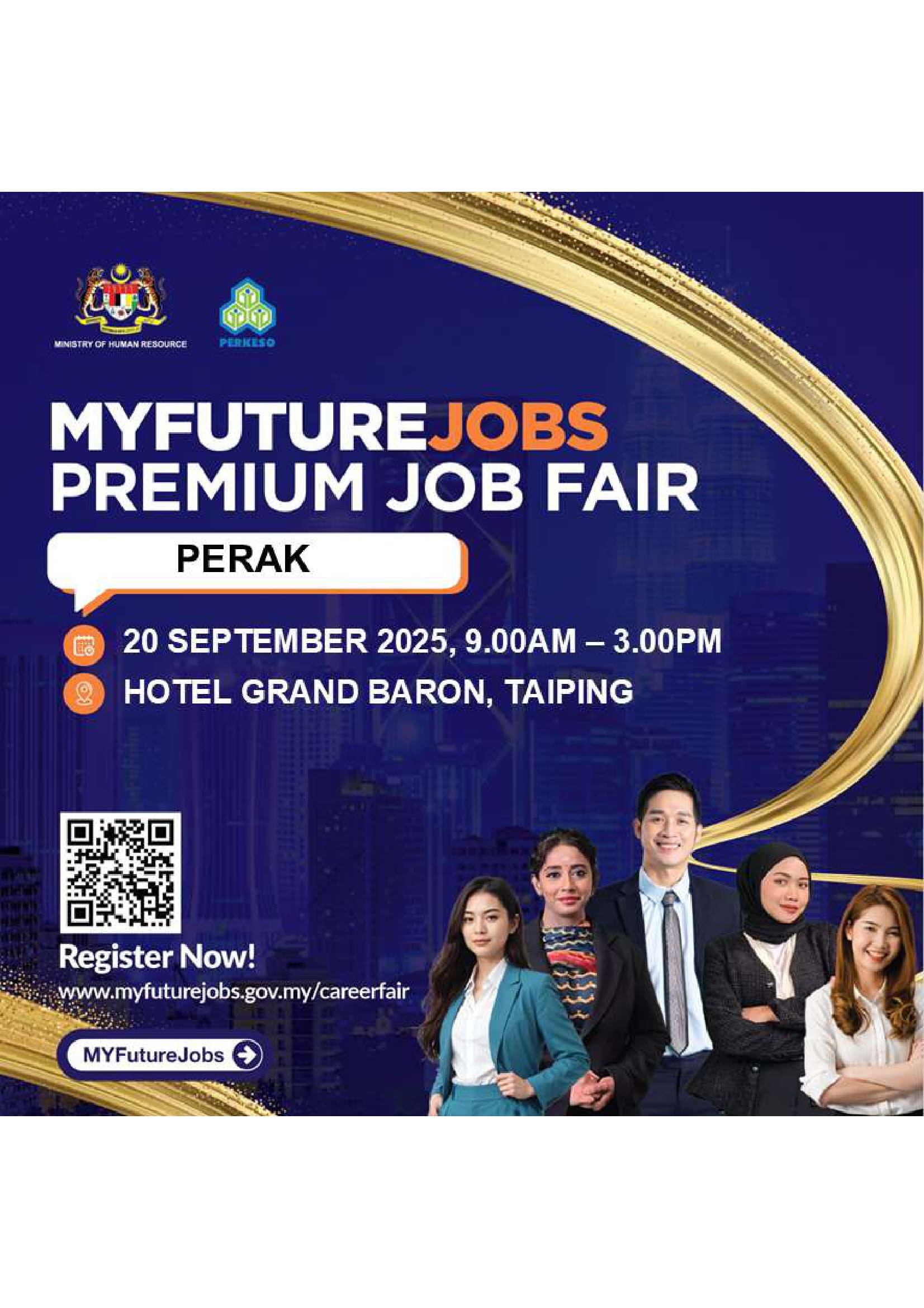 KARNIVAL KERJAYA MYFUTUREJOBS PREMIUM TAIPING 2025 ANJURAN PERKESO NEGERI PERAK