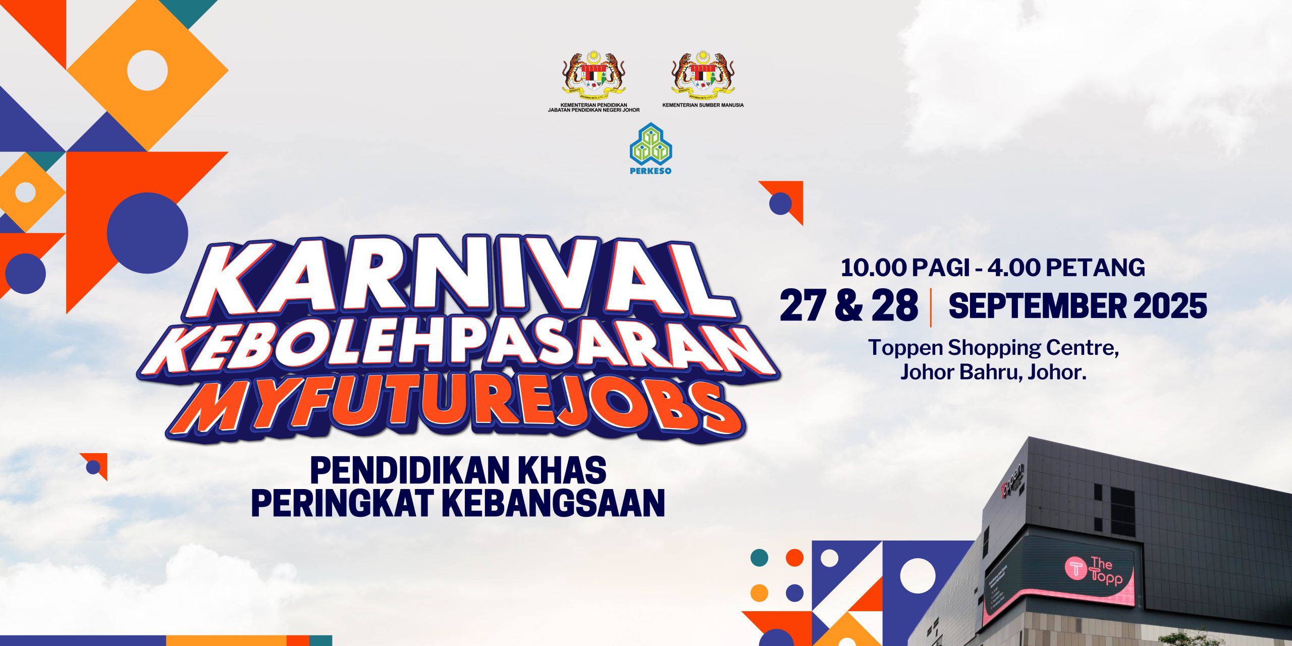KARNIVAL KEBOLEHPASARAN MYFUTUREJOBS PENDIDIKAN KHAS & OKU PERINGKAT KEBANGSAAN NEGERI JOHOR 2025