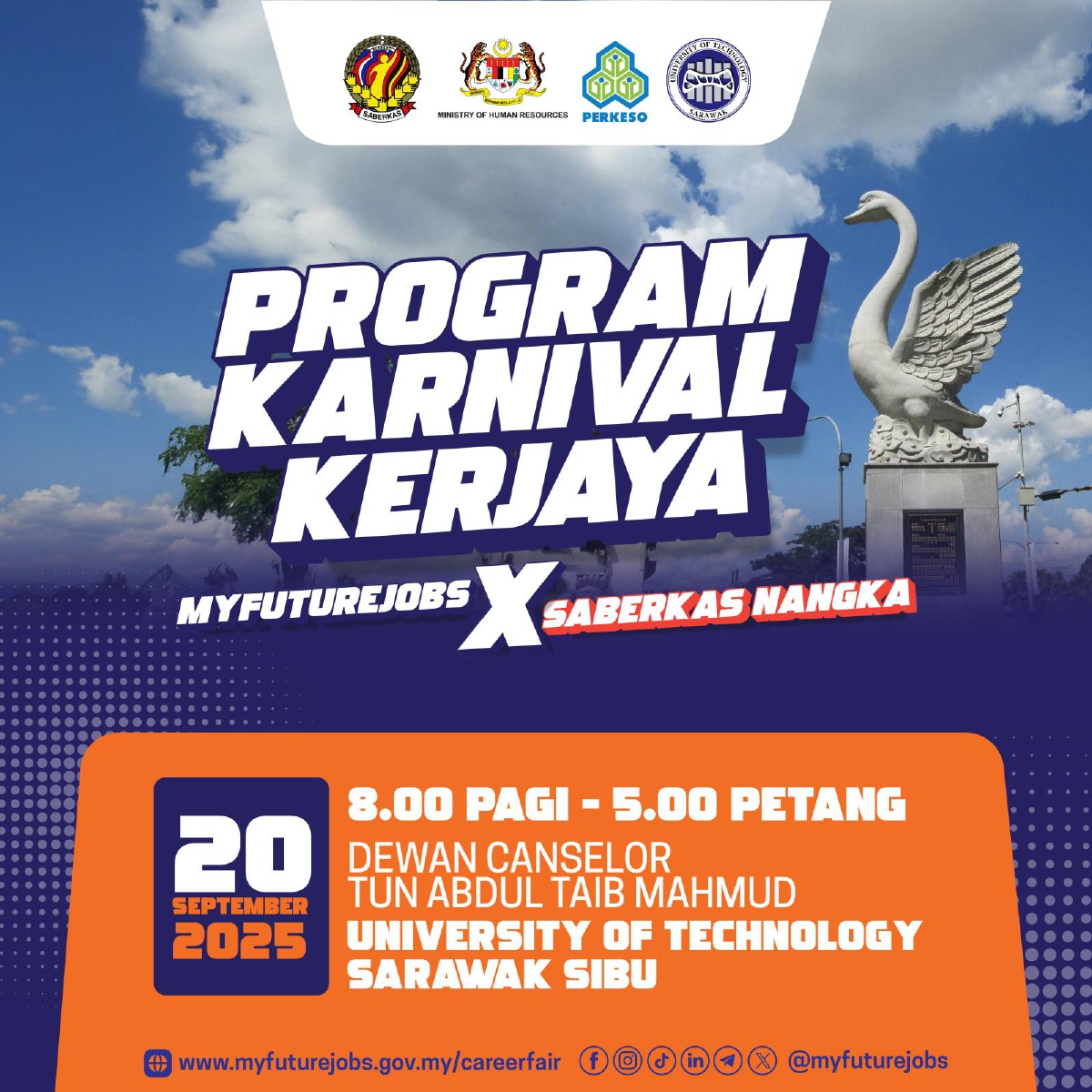 Program Karnival Kerjaya MYFutureJobs x SABERKAS Nangka 2025 : “Satu Komuniti, Seribu Peluang”