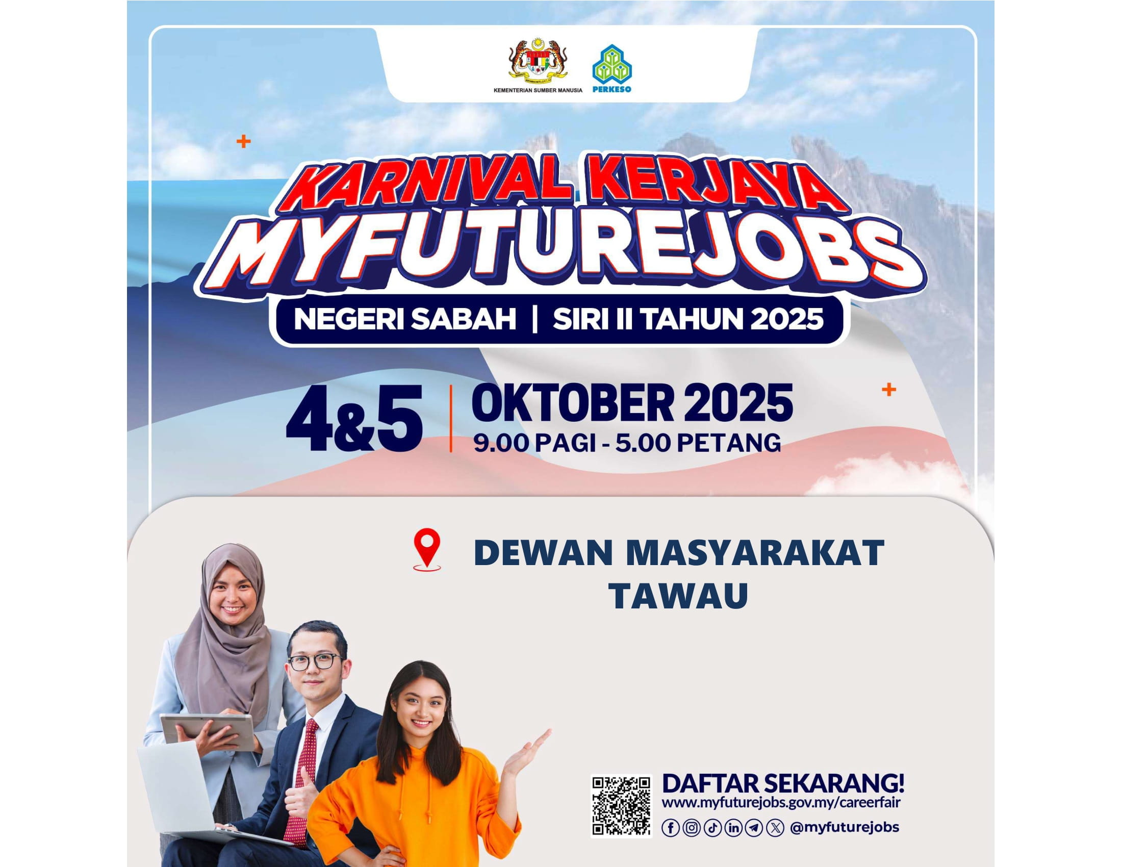 KARNIVAL KERJAYA MYFUTUREJOBS NEGERI SABAH SIRI II TAHUN 2025
