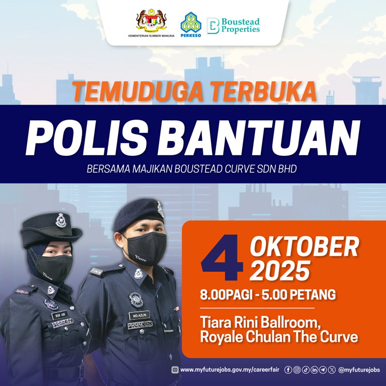 TEMUDUGA TERBUKA POLIS BANTUAN BERSAMA MAJIKAN BOUSTEAD CURVE SDN BHD