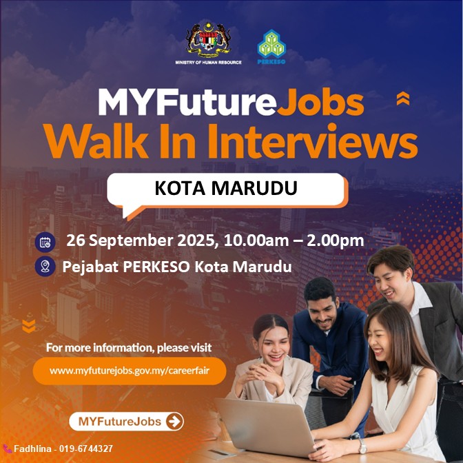TEMUDUGA TERBUKA MYFUTUREJOBS BERSAMA MAJIKAN SIAM OASIS