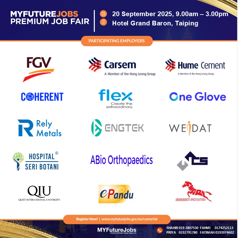 KARNIVAL KERJAYA MYFUTUREJOBS PREMIUM TAIPING 2025 ANJURAN PERKESO NEGERI PERAK