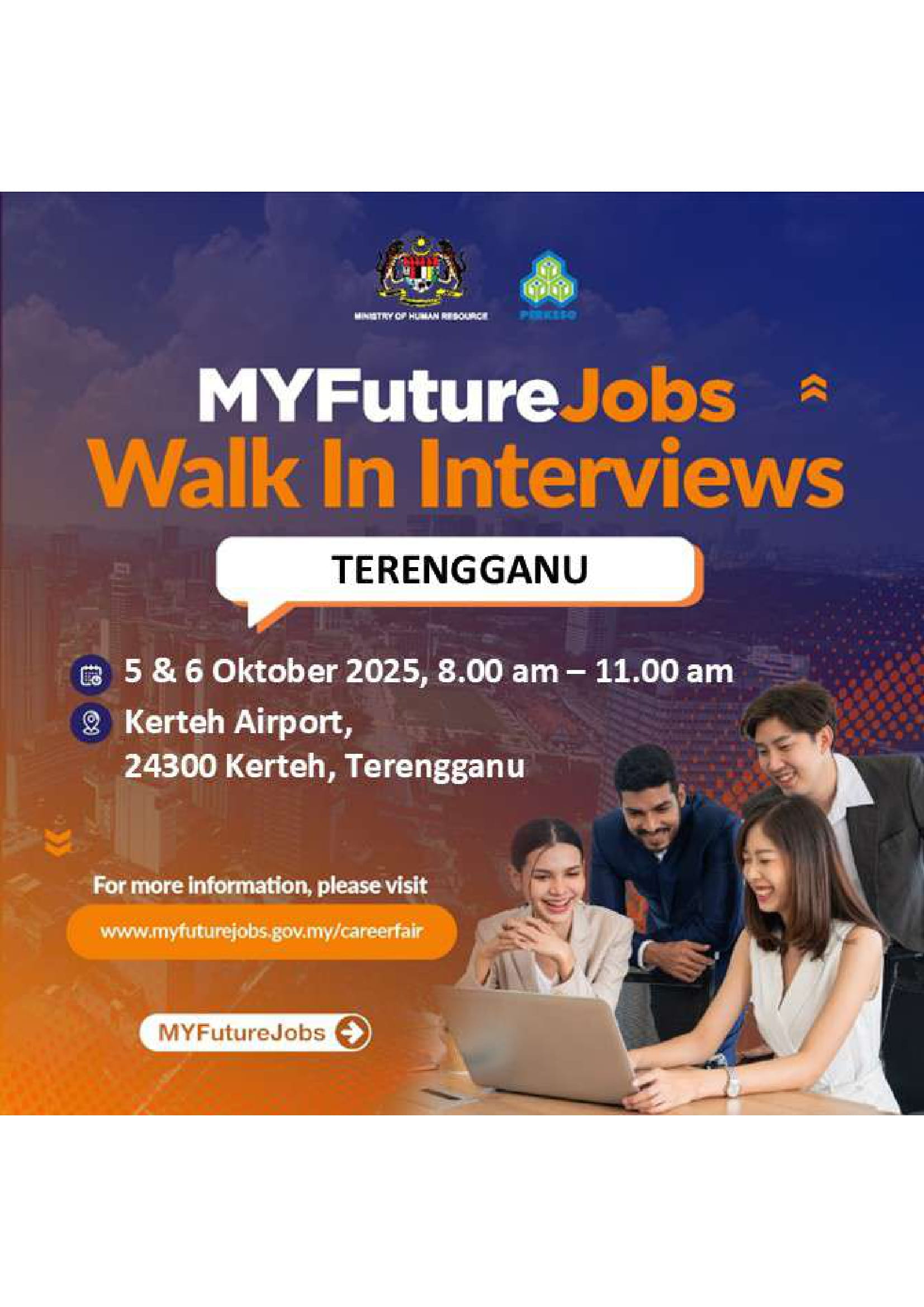MYFuturejobs Walk-in Interviews Terengganu