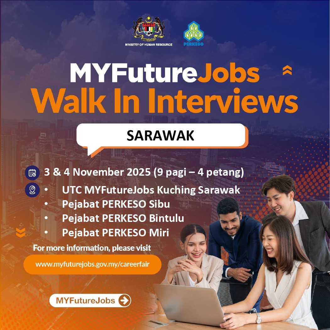 PERKESO SIBU : TEMU DUGA MYFUTUREJOBS X INTERMANPOWER.COM SDN BHD