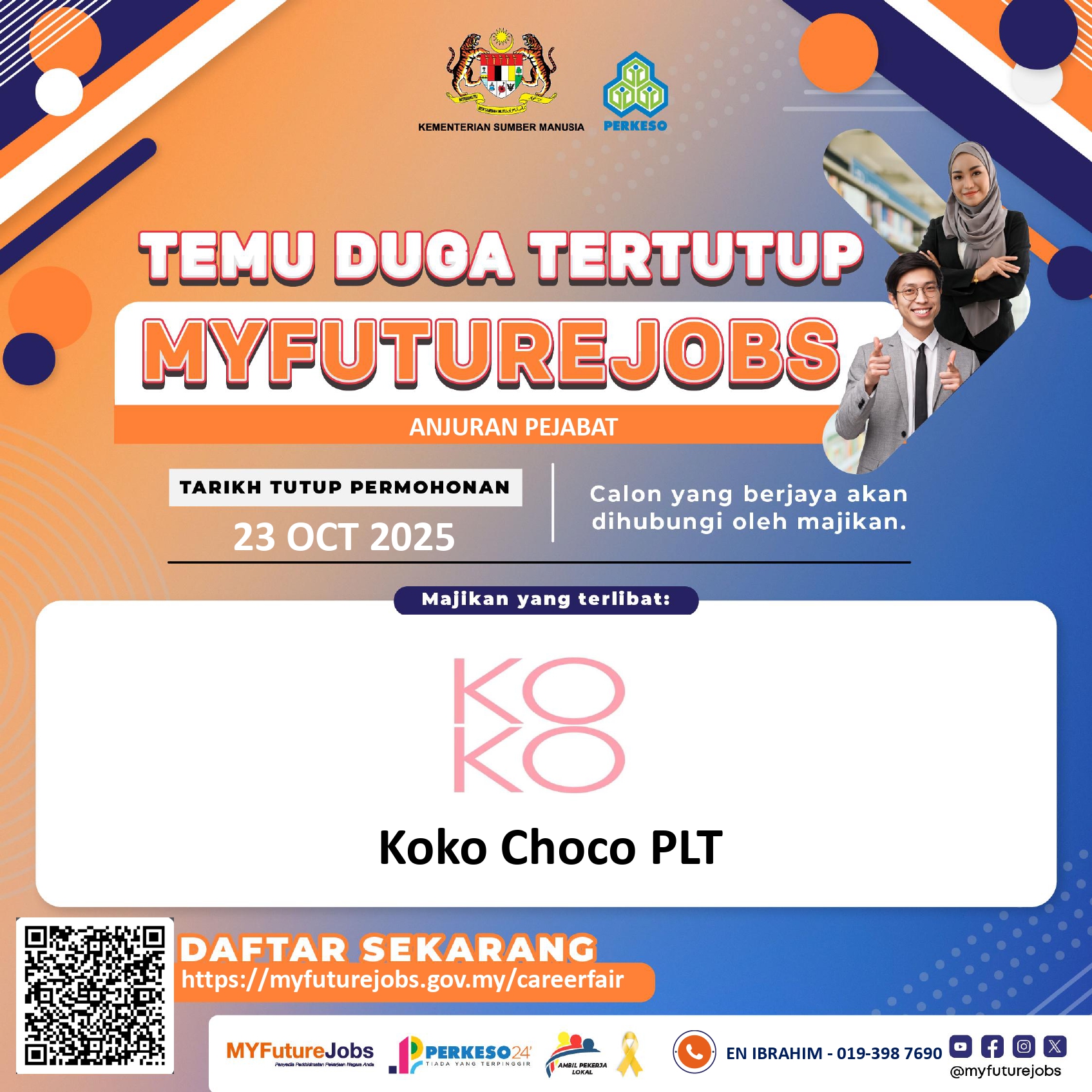 TEMUDUGA TERTUTUP MAJIKAN KOKO CHOCO PLT