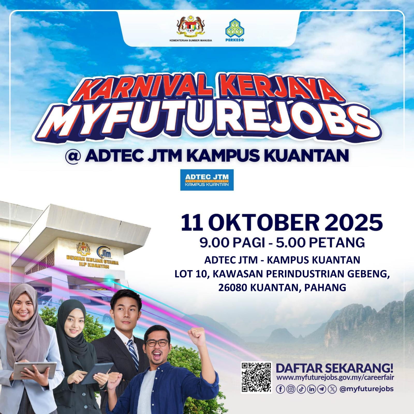 KARNIVAL KERJAYA MYFUTUREJOBS @ ADTEC JTM KAMPUS KUANTAN