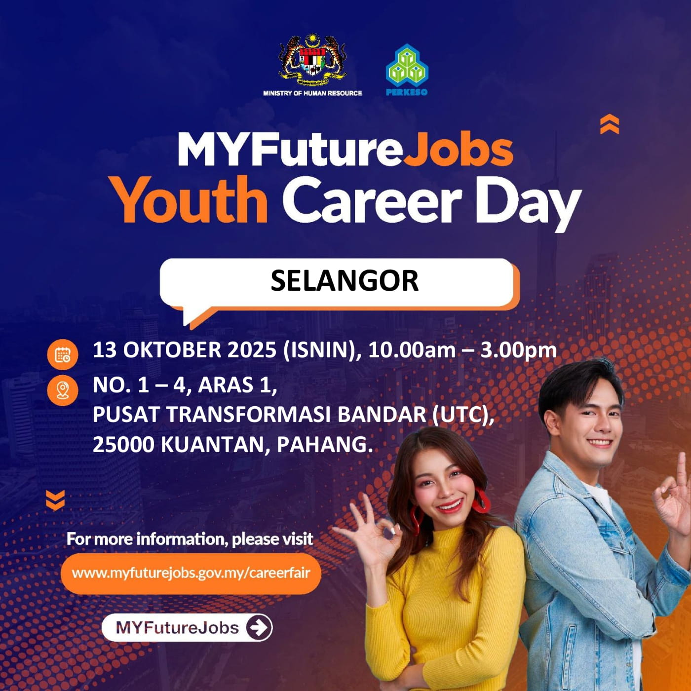 JOM HADIR KE TEMU DUGA TERBUKA MYFUTUREJOBS YOUTH CAREER DAY BERSAMA EASY PAGES