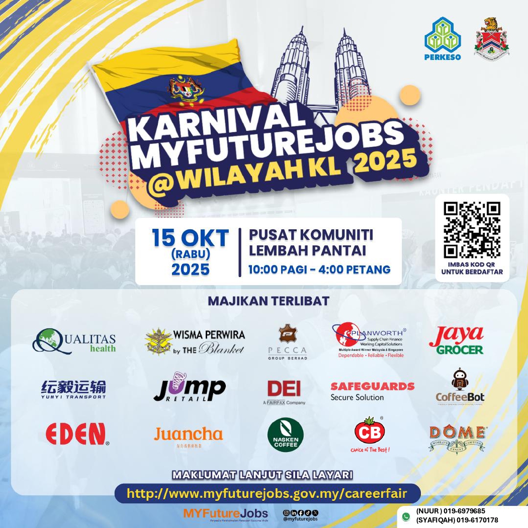 KARNIVAL KERJAYA MYFUTUREJOBS WILAYAH KUALA LUMPUR