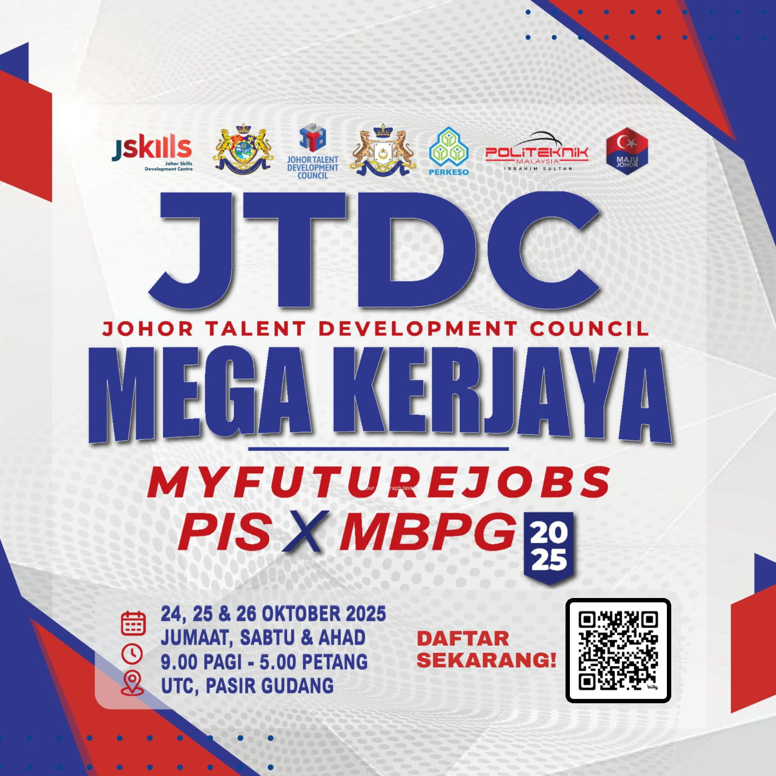 JTDC Mega Kerjaya MYFutureJobs PIS x MBPG 2025