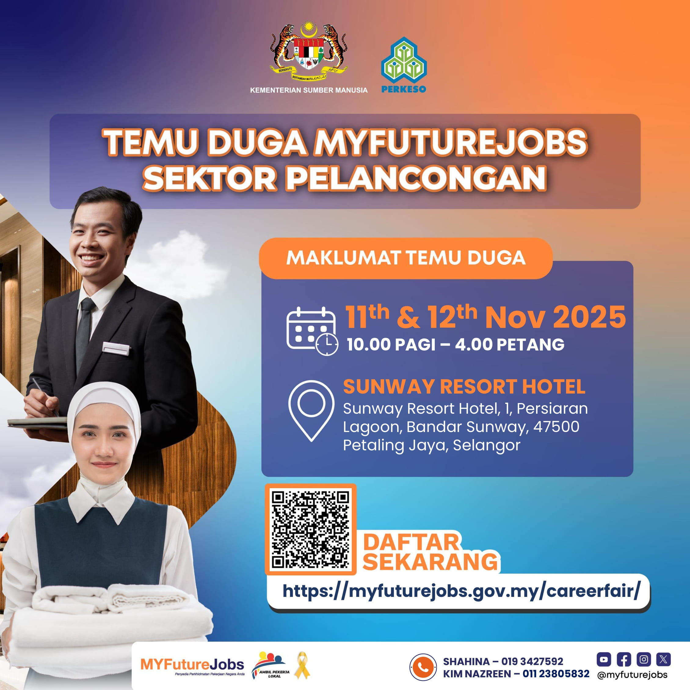 TEMU DUGA TERBUKA BERSAMA SUNWAY RESORT HOTEL ANJURAN MYFUTUREJOBS