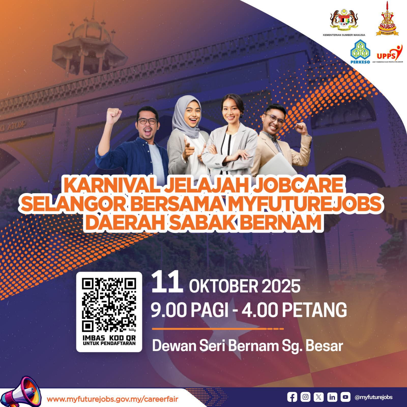 KARNIVAL KERJAYA – JELAJAH JOBCARE NEGERI SELANGOR 2025 DAERAH SABAK BERNAM