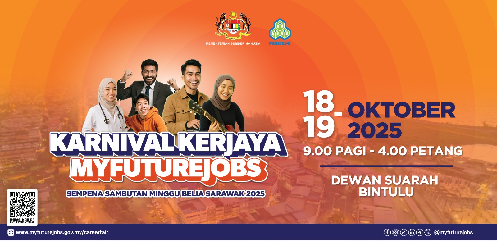 Karnival Kerjaya MYFutureJobs Sempena Sambutan Minggu Belia Sarawak 2025