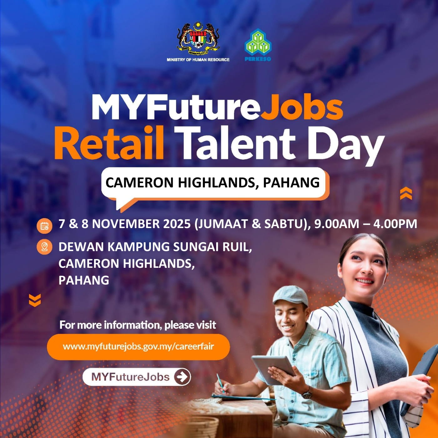 WALK IN INTERVIEWS BERSAMA TF VALUE – MART SDN BHD (CAWANGAN CAMERON HIGHLANDS) ✨