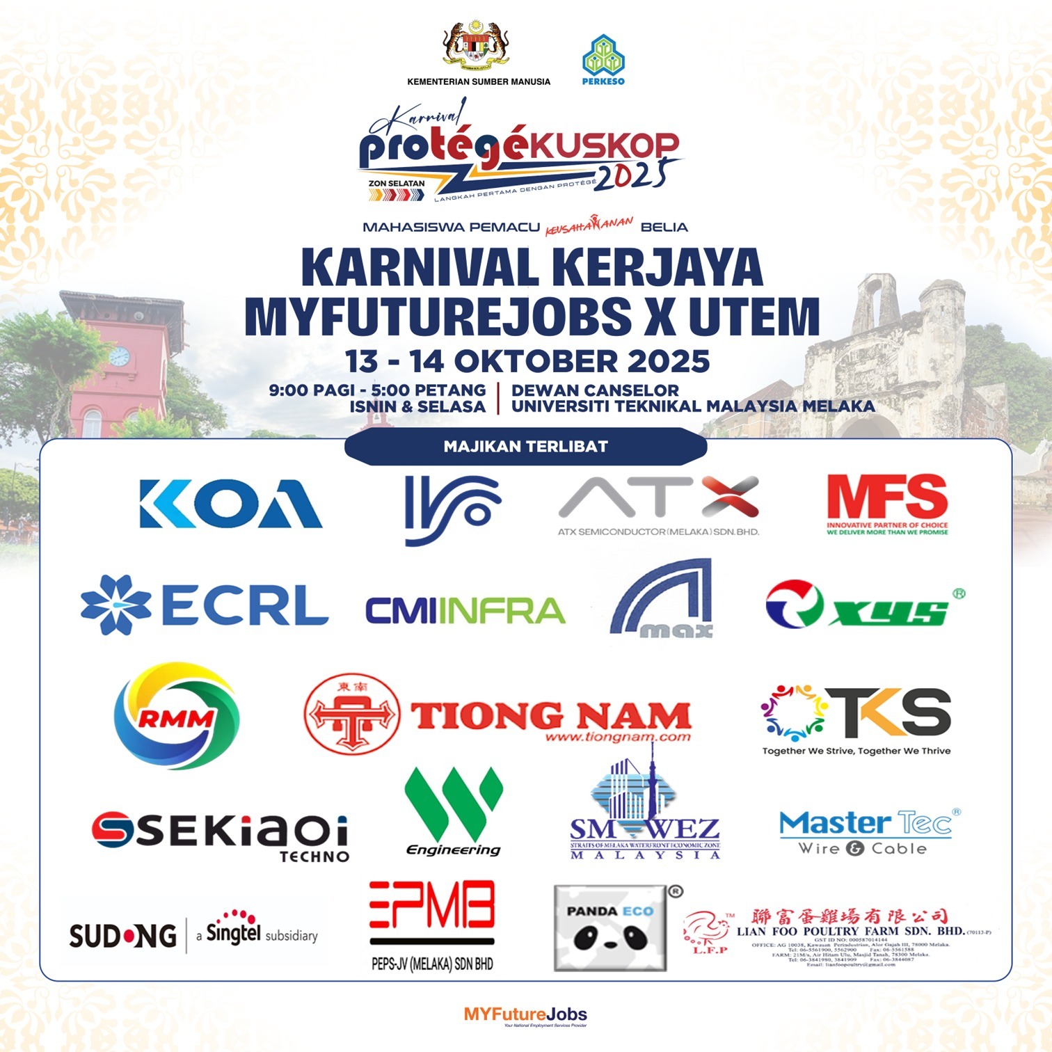 Karnival MYFutureJobs X UTeM 2025 sempena Karnival KUSKOP 2025