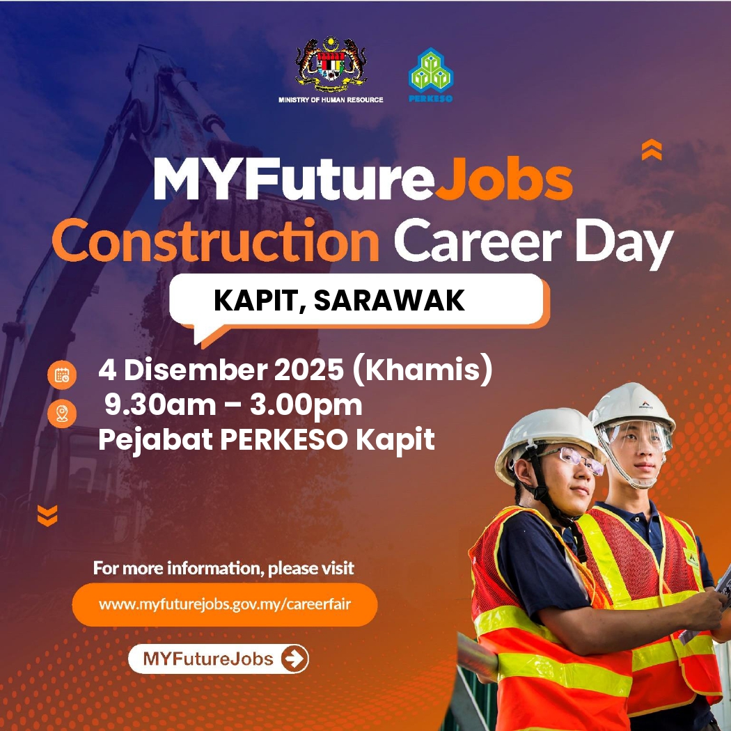 TEMU DUGA MYFUTUREJOBS SEKTOR PEMBINAAN ANJURAN UNIT PERKHIDMATAN PEKERJAA PEJABAT PERKESO KAPIT