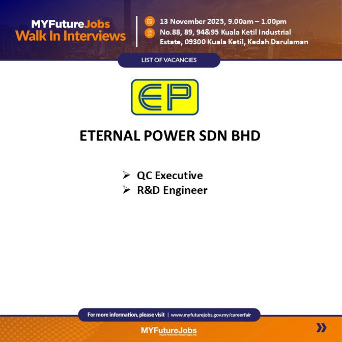 MYFUTUREJOBS WALK IN INTERVIEW ANJURAN PEJABAT PERKESO LANGKAWI