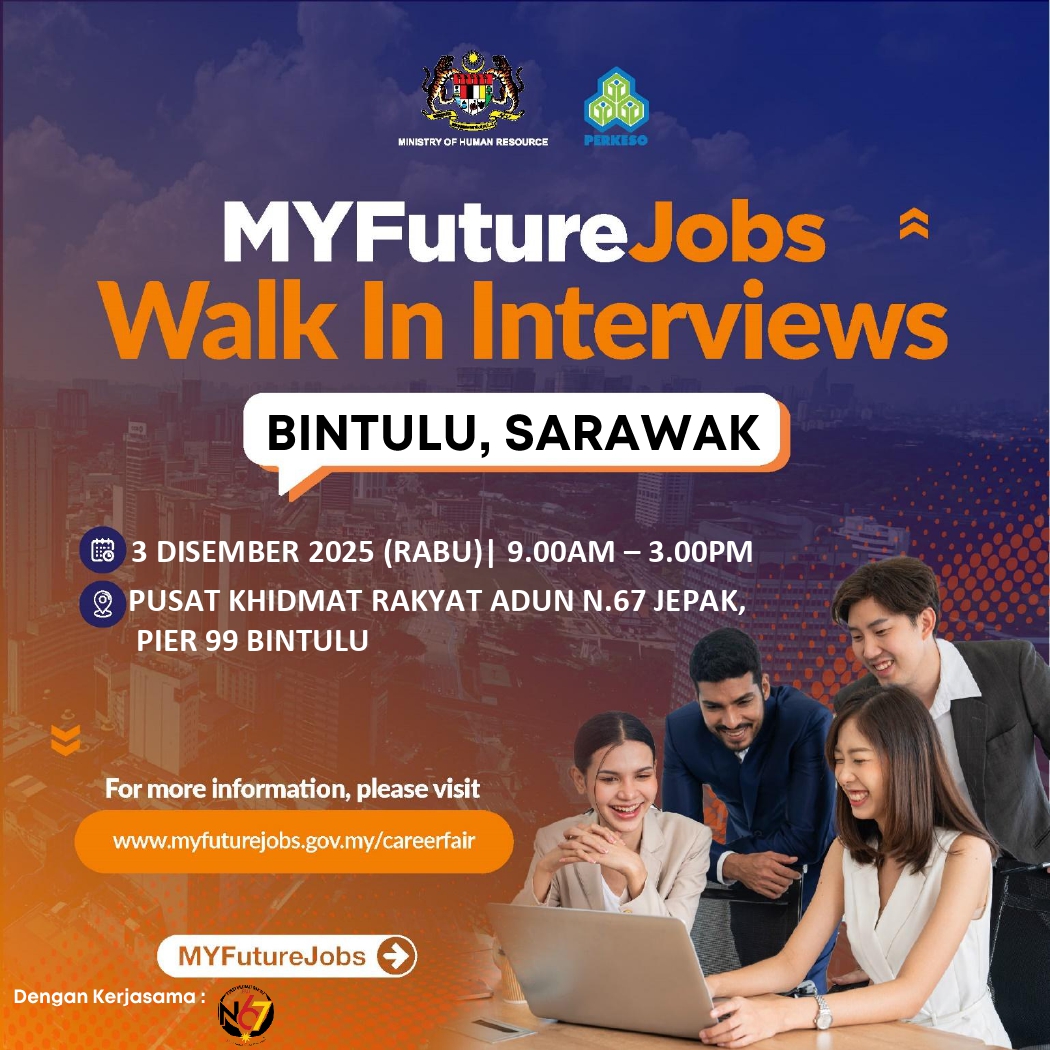 PROGRAM TEMU DUGA MYFUTUREJOBS DENGAN KERJASAMA MAJIKAN IMPERIAL HOTEL BINTULU BINTULU ANJURAN BAHAGIAN PERKHIDMATAN PEKERJAAN PEJABAT PERKESO BINTULU