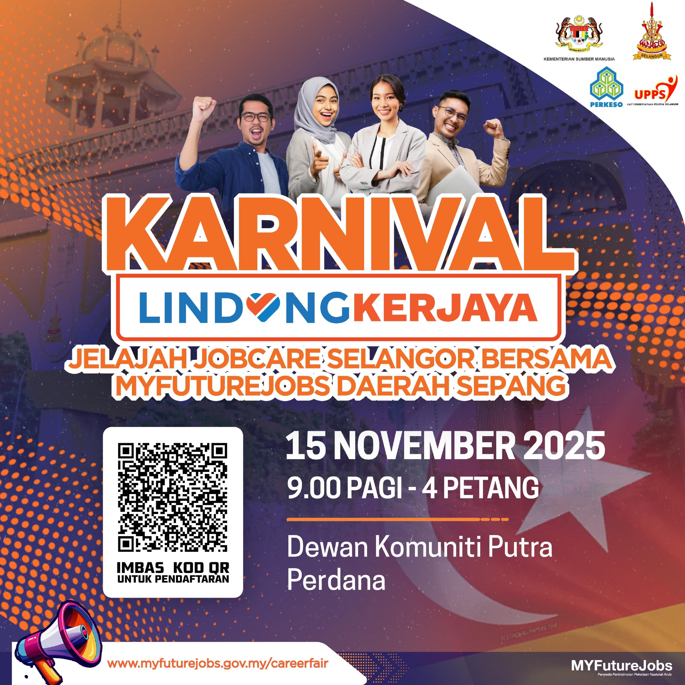 KARNIVAL JELAJAH JOBCARE SELANGOR BERSAMA MYFUTUREJOBS DAERAH SEPANG
