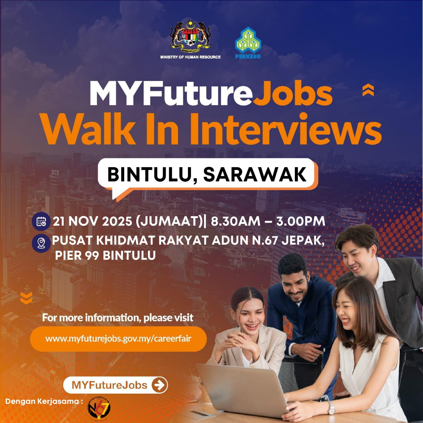 PROGRAM TEMU DUGA MYFUTUREJOBS ANJURAN BERSAMA MAJIKAN NANDOS MALAYSIA