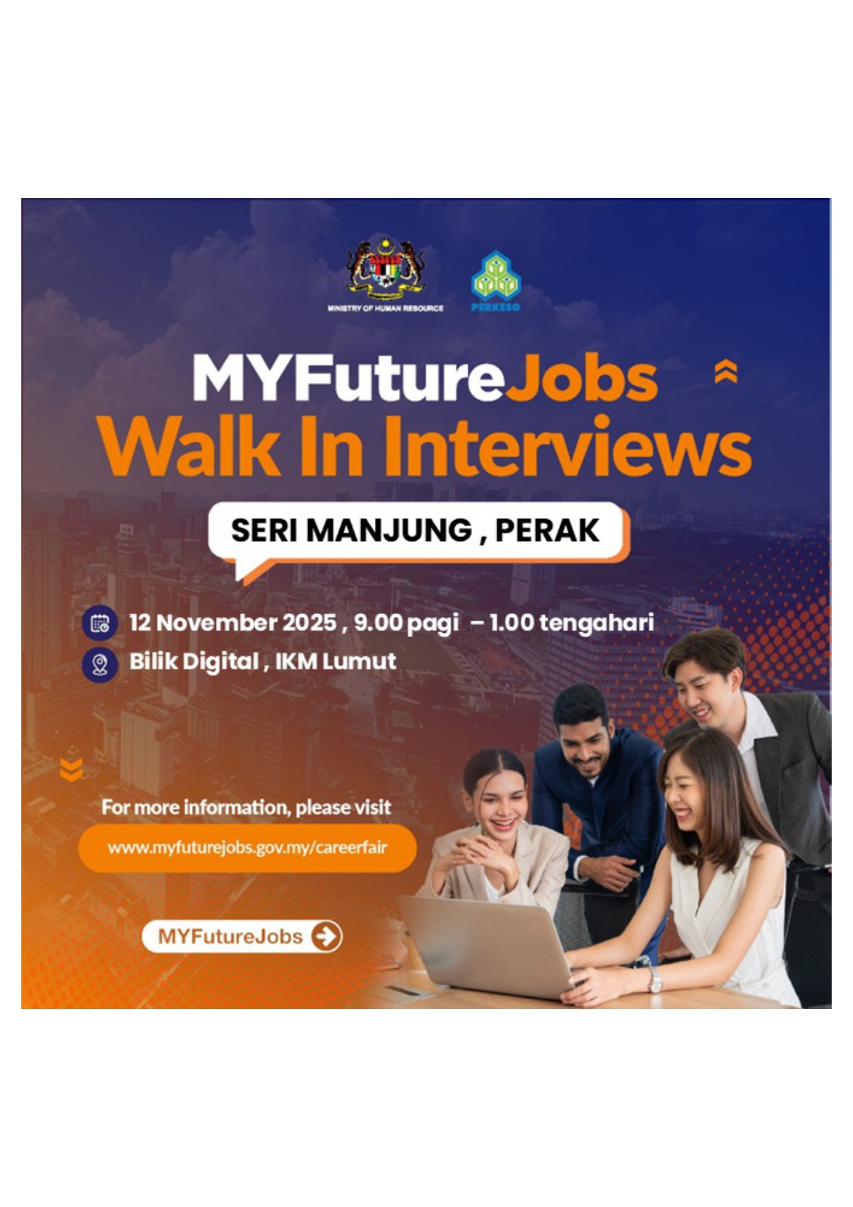 KARNIVAL KERJAYA MYFUTUREJOBS X IKM LUMUT
