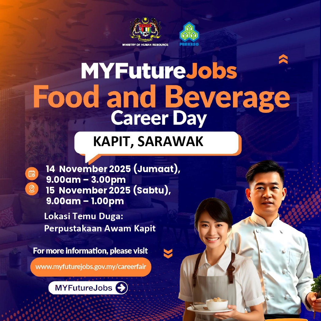 TEMU DUGA WALK IN MYFUTUREJOBS ANJURAN PEJABAT PERKESO KAPIT