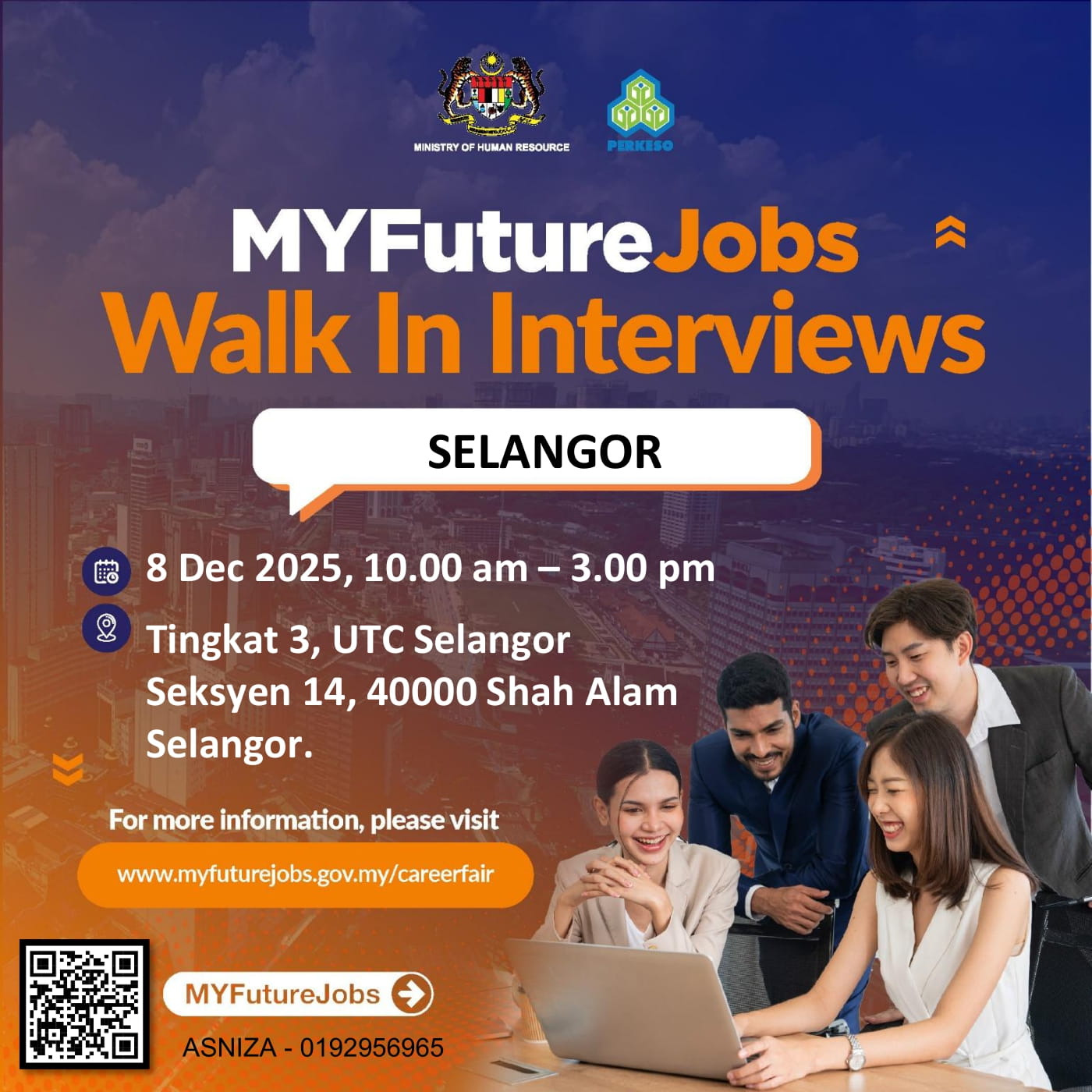 WALK-IN INTERVIEW @ UTC