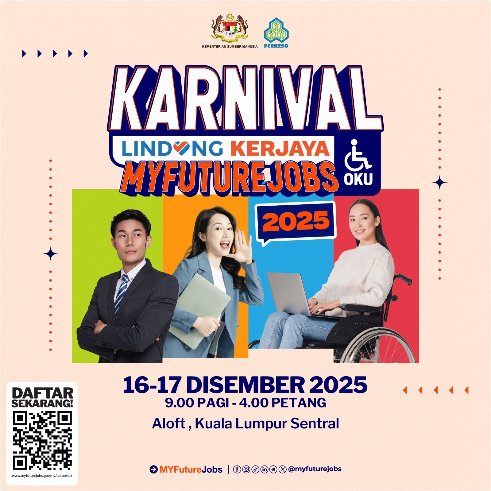 Karnival Lindung Kerjaya MYFutureJobs OKU 2025 kini kembali!