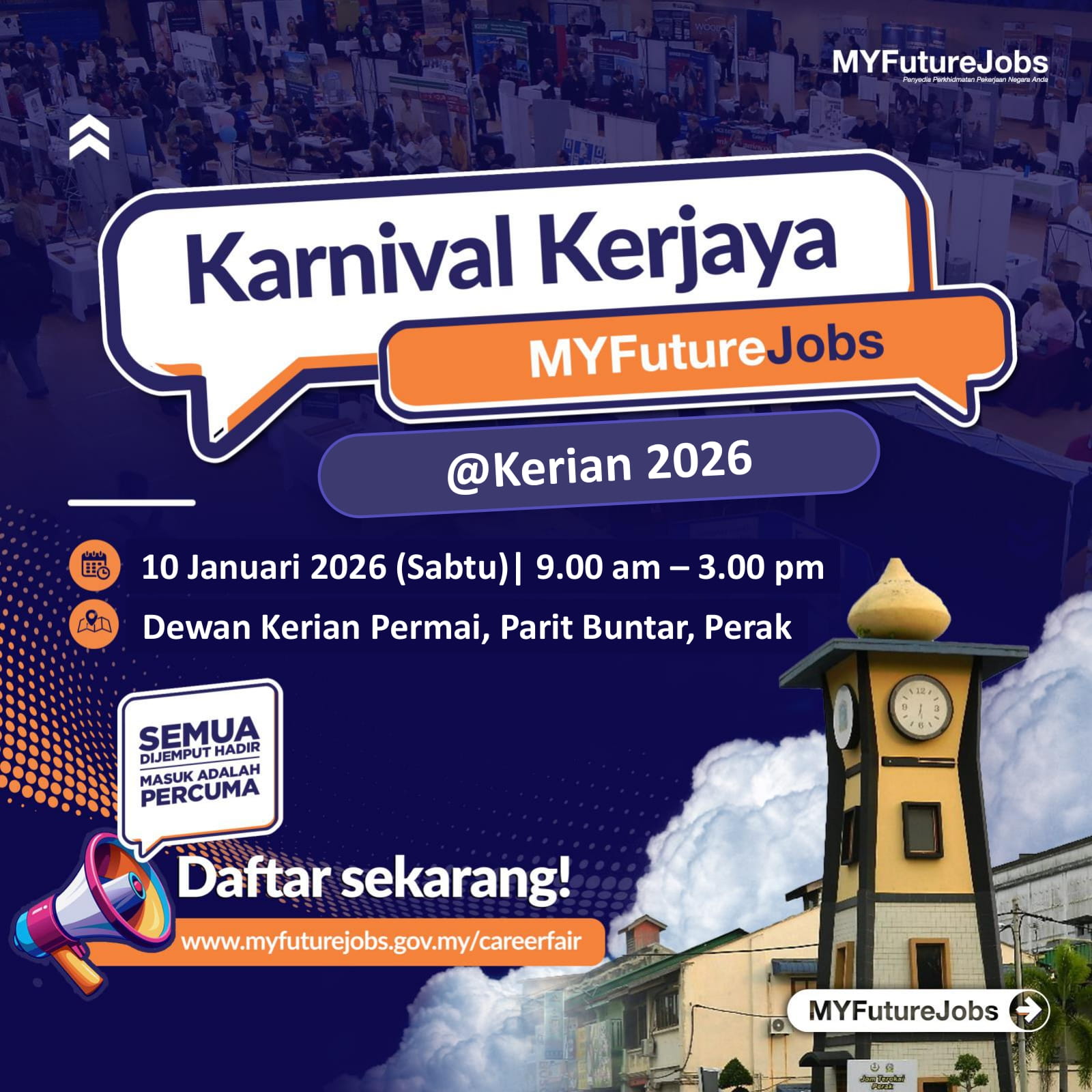 Karnival Kerjaya MYFutureJobs @ Kerian 2026π