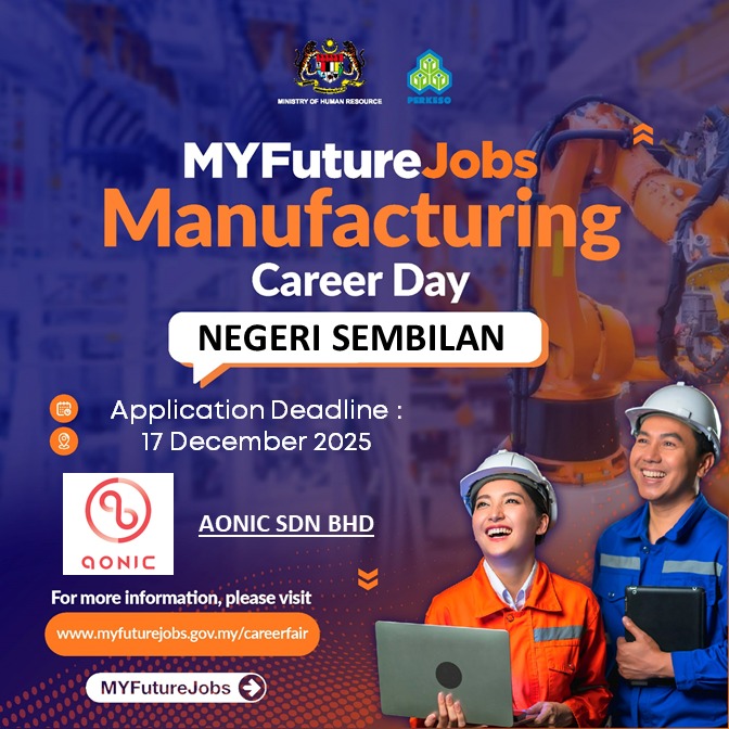 WALK-IN INTERVIEW MYFUTUREJOBS @ MYFUTUREJOBS CAREER EXPLORATION CENTRE (MYCEC) BERSAMA RMAICT SDN BHD
