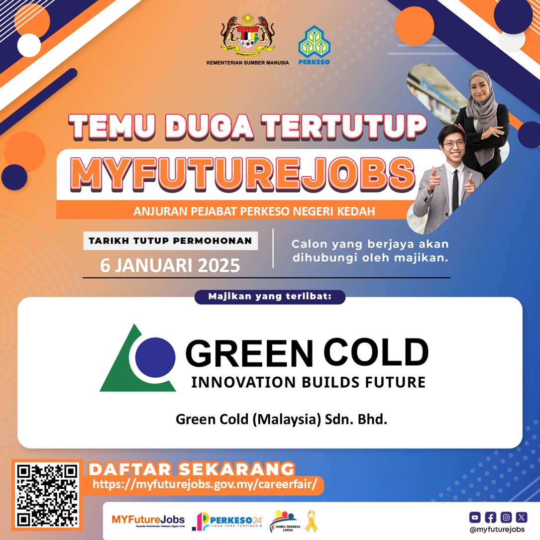 TEMU DUGA TERTUTUP MYFUTUREJOBS PEJABAT PERKESO NEGERI KEDAH