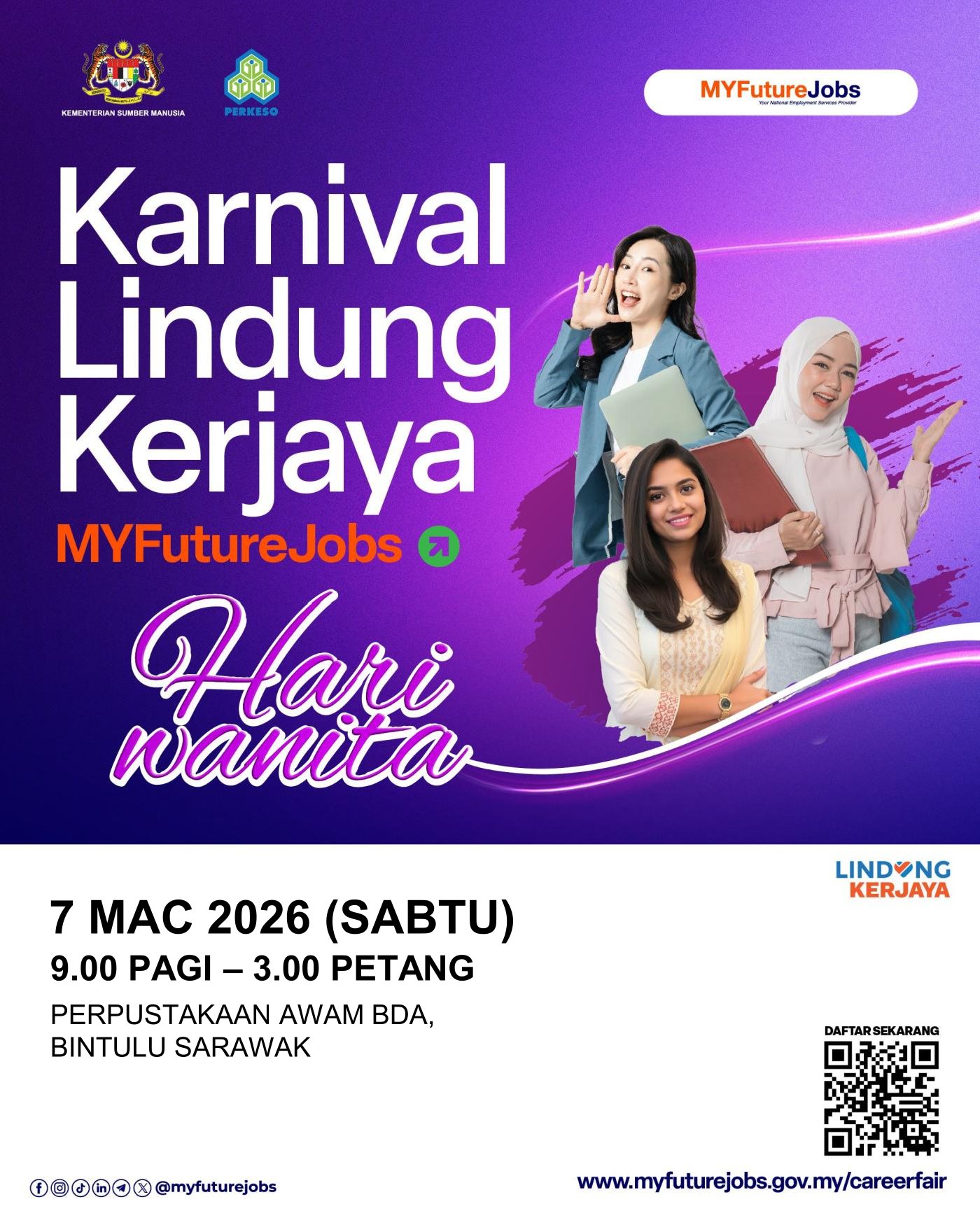 KARNIVAL KERJAYA HARI WANITA 2026 ANJURAN PEJABAT PERKESO BINTULU