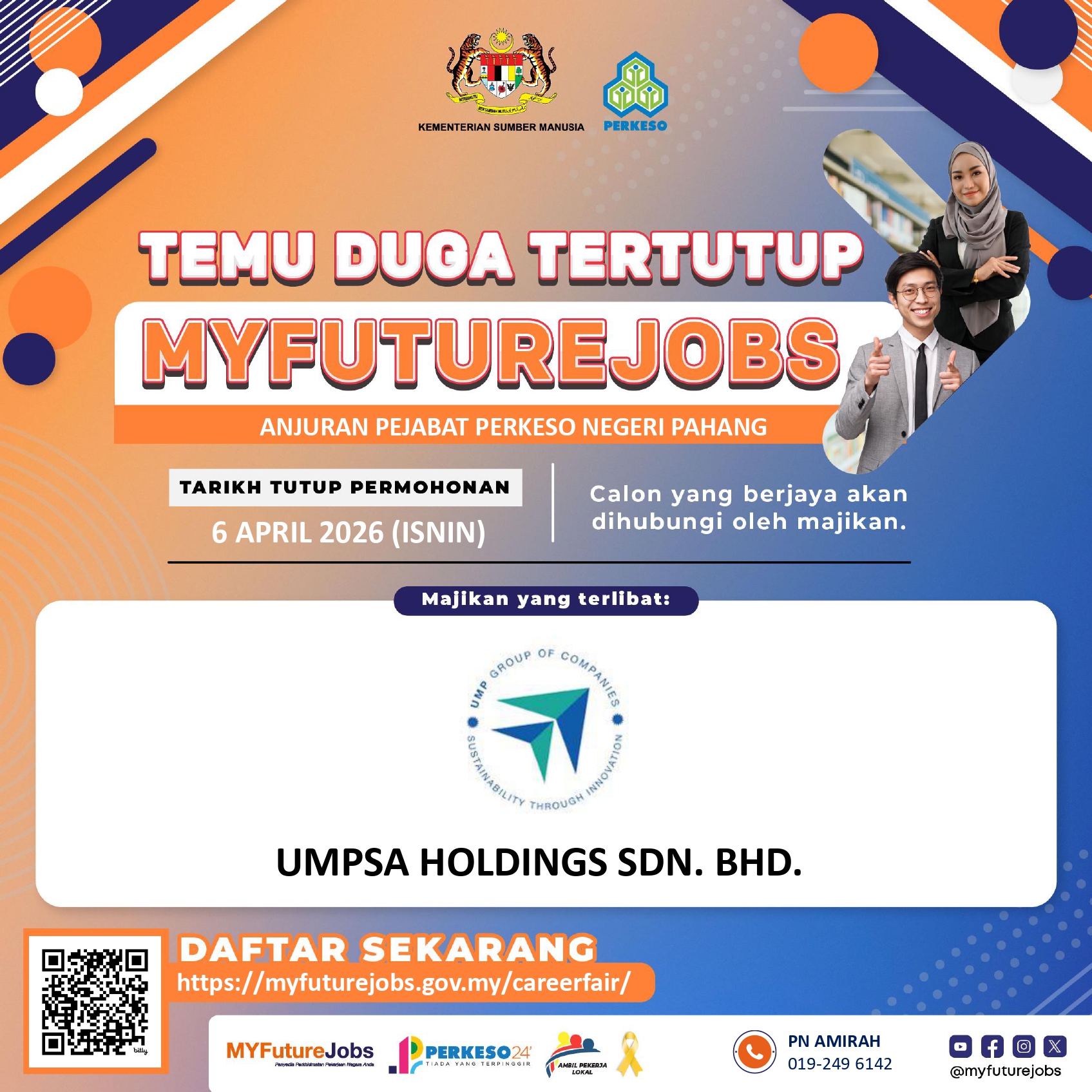 TEMU DUGA TERTUTUP MYFUTUREJOBS BERSAMA UMPSA HOLDINGS SDN. BHD.