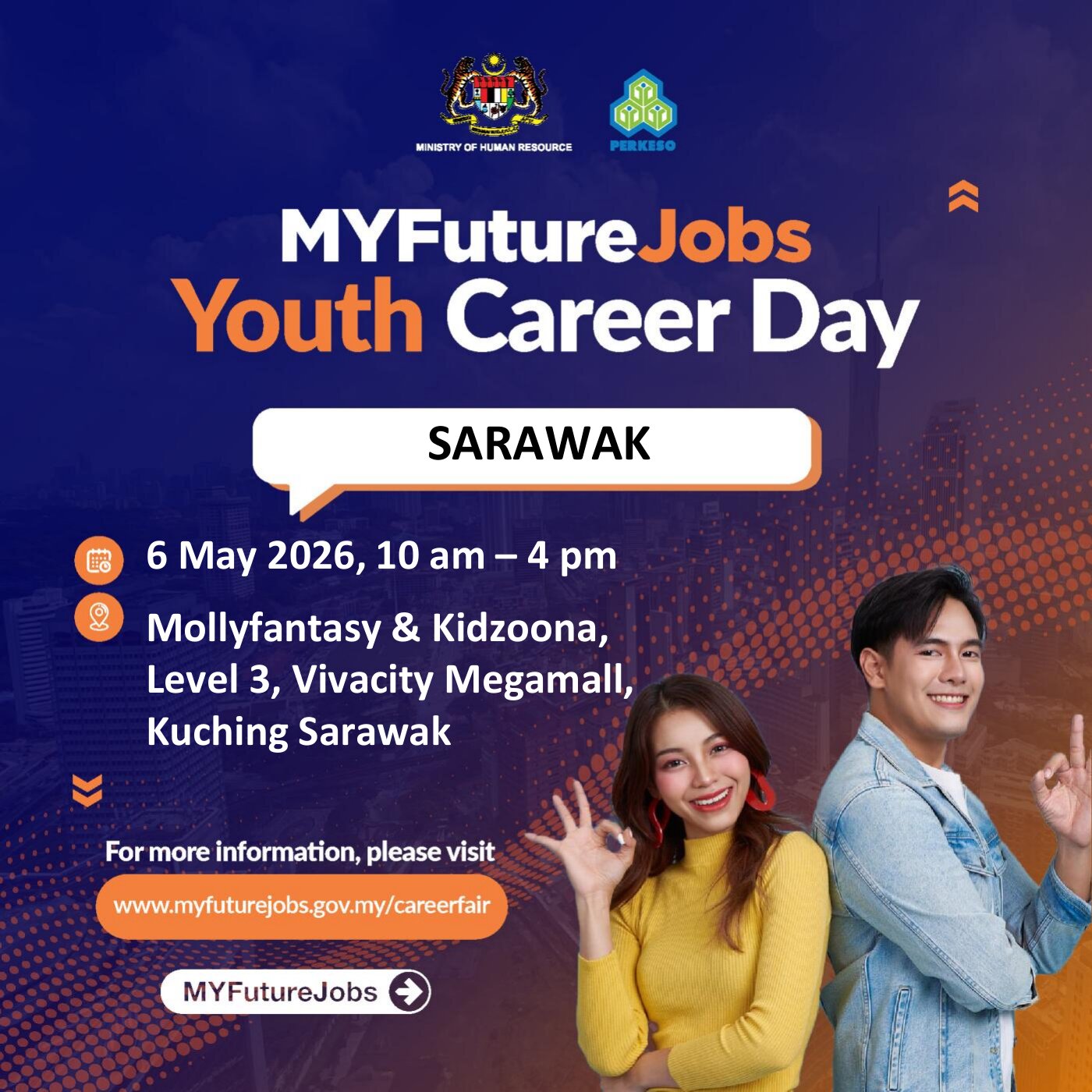 PROGRAM TEMU DUGA MYFUTUREJOBS INTERVIEW INDUSTRY DAY BERSAMA AEON FANTASY MALAYSIA SDN BHD