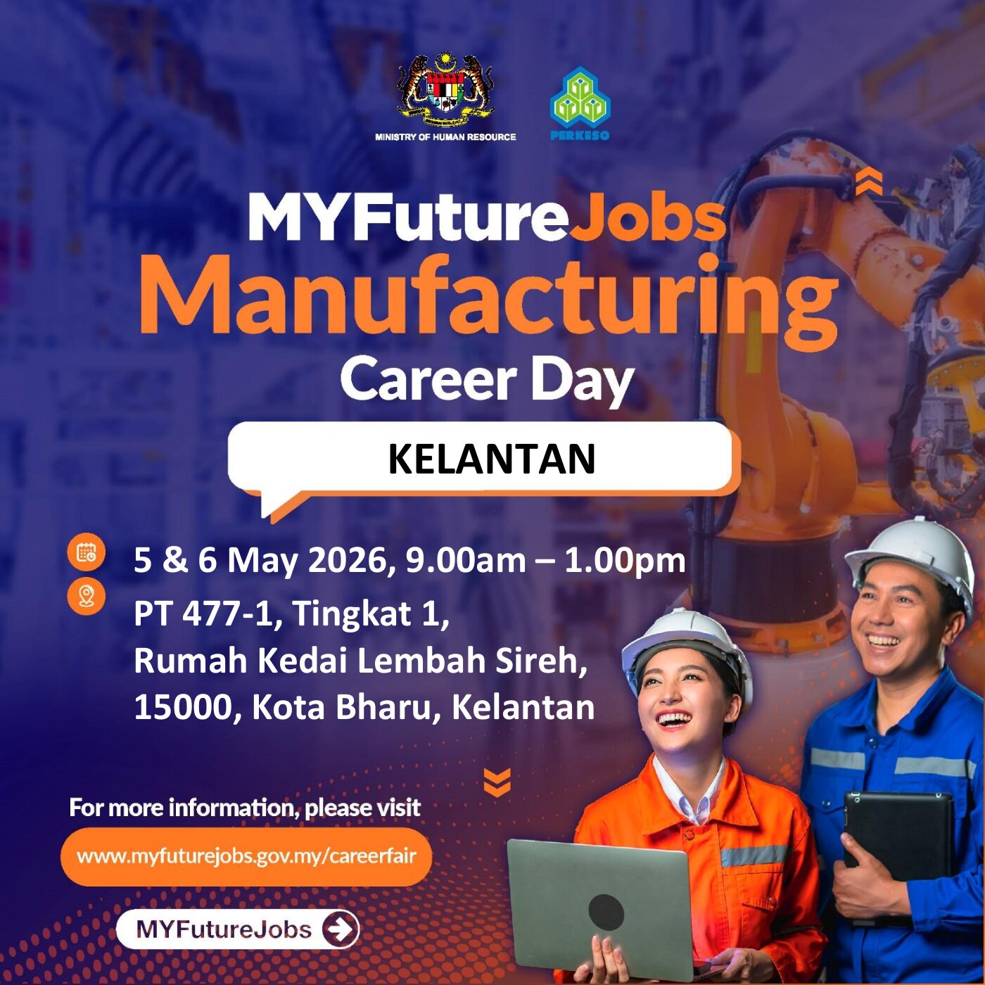 TEMUDUGA MYFUTUREJOBS BERSAMA PERODUA MANUFACTURING SDN BHD