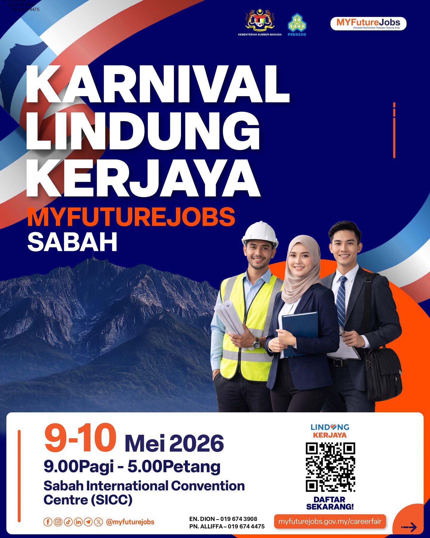 KARNIVAL LINDUNG KERJAYA MYFUTUREJOBS NEGERI SABAH