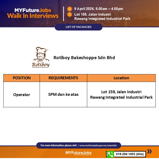 MYFUTUREJOBS WALK-IN INTERVIEW